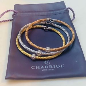 Charriol Steel Cable Bangle